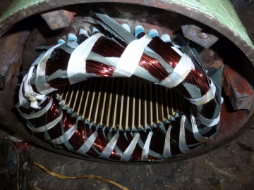 三相交流異步電動機故障的處理方法