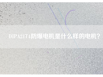DIPA21T4防爆電機(jī)是什么樣的電機(jī)？