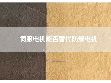 伺服電機(jī)能否替代防爆電機(jī)