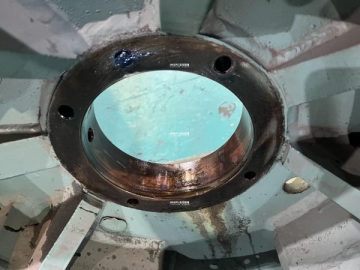 東元AECK 1300HP電機(jī)維修，更換軸、后端蓋、軸承