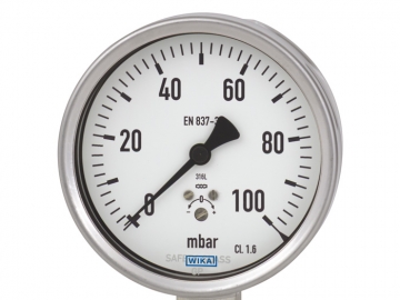 632.50, 633.50膜盒式壓力表，不銹鋼材質(zhì)