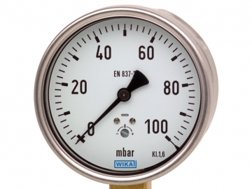 612.20膜盒式壓力表，銅合金材質(zhì)