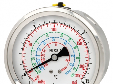 112.28, 132.28波登管壓力表，銅合金或不銹鋼材質(zhì)