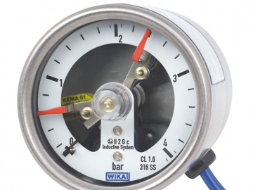 PGS23.063帶開關(guān)電接點(diǎn)的波登管壓力表