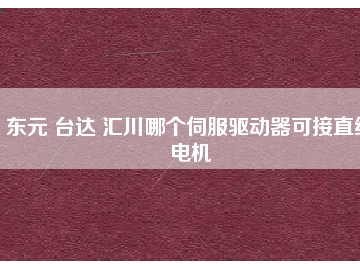 東元 臺(tái)達(dá) 匯川哪個(gè)伺服驅(qū)動(dòng)器可接直線(xiàn)電機(jī)