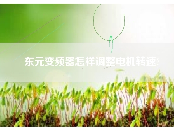 東元變頻器怎樣調(diào)整電機(jī)轉(zhuǎn)速?