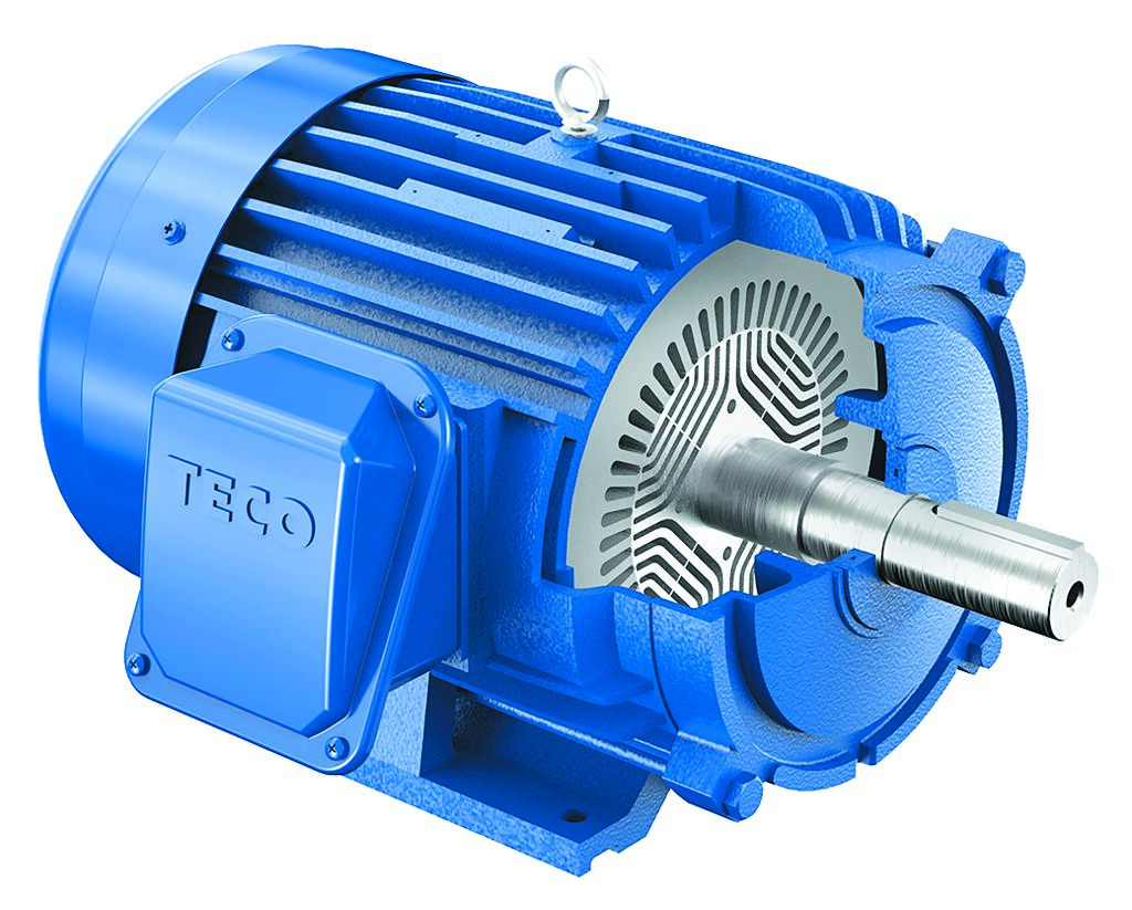 東元IE5同步磁阻馬達(dá)。圖/東元提供